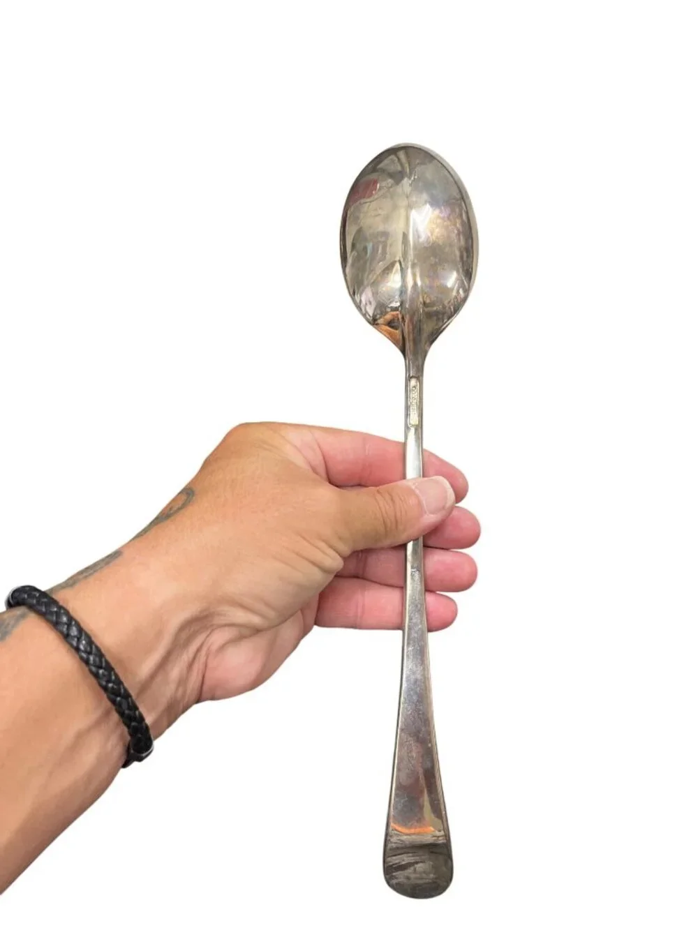 Godinger Vintage large silverplated spoon fork floral set SKU 10-541